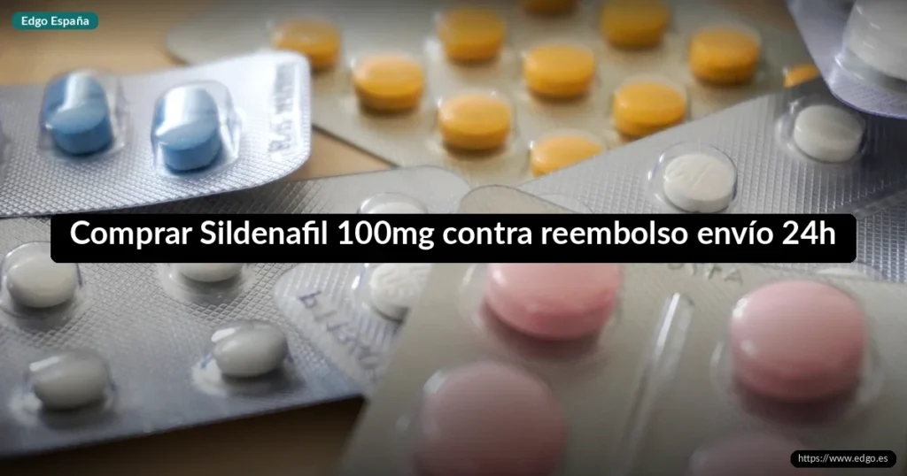 Comprar Sildenafil 100mg contra reembolso envío 24h