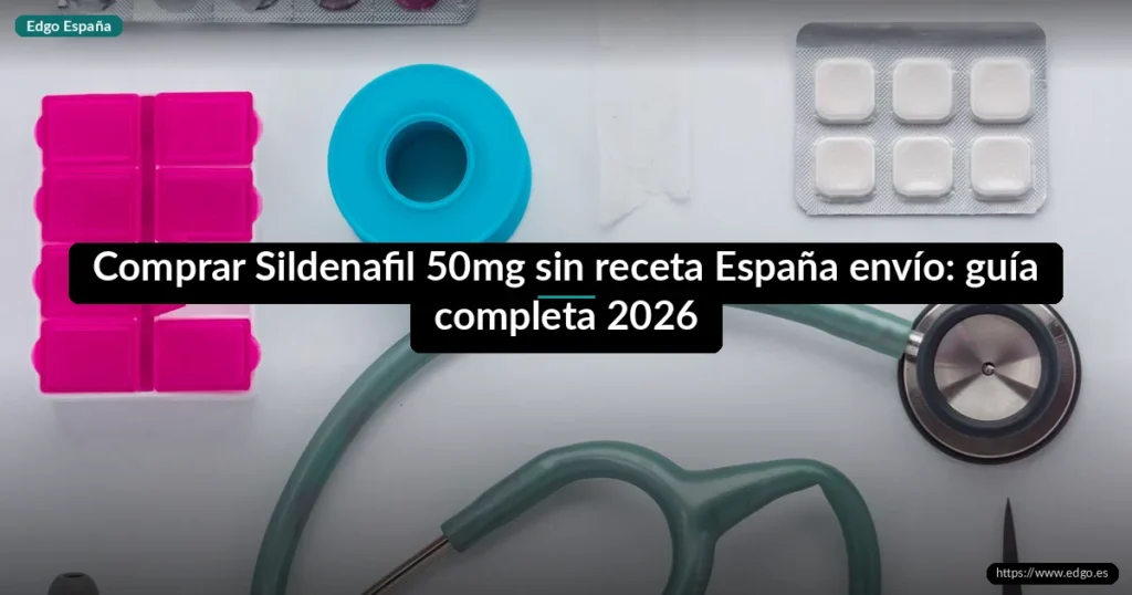 Comprar Sildenafil 50mg sin receta España envío: guía completa 2026