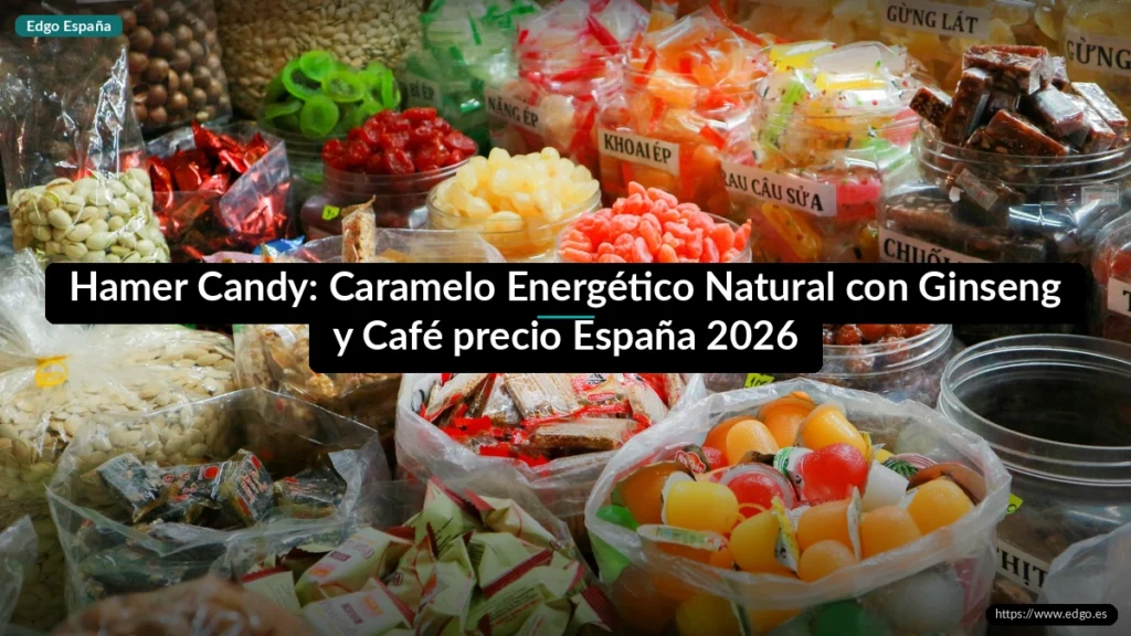 Hamer Candy: Caramelo Energético Natural con Ginseng y Café precio España 2026