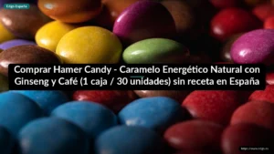Comprar Hamer Candy - Caramelo Energético Natural con Ginseng y Café (1 caja / 30 unidades) sin receta en España